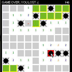 Wapfrog Minesweeper screen capture